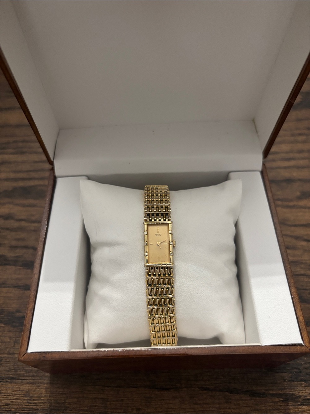 Seiko Gold-Tone Women's Tank Watch